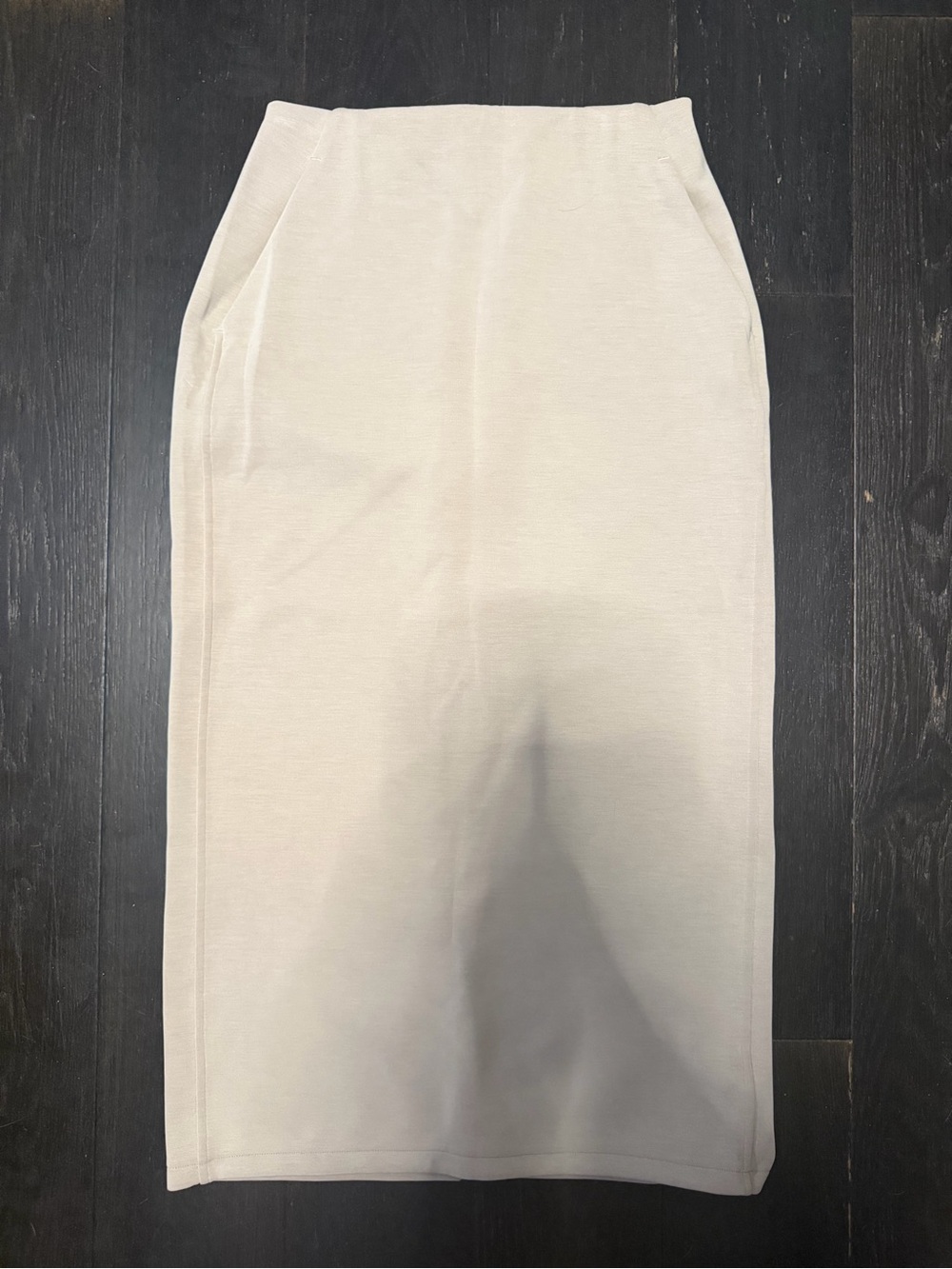 lululemon athletica Light Cream Pencil Skirt with Side Pockets